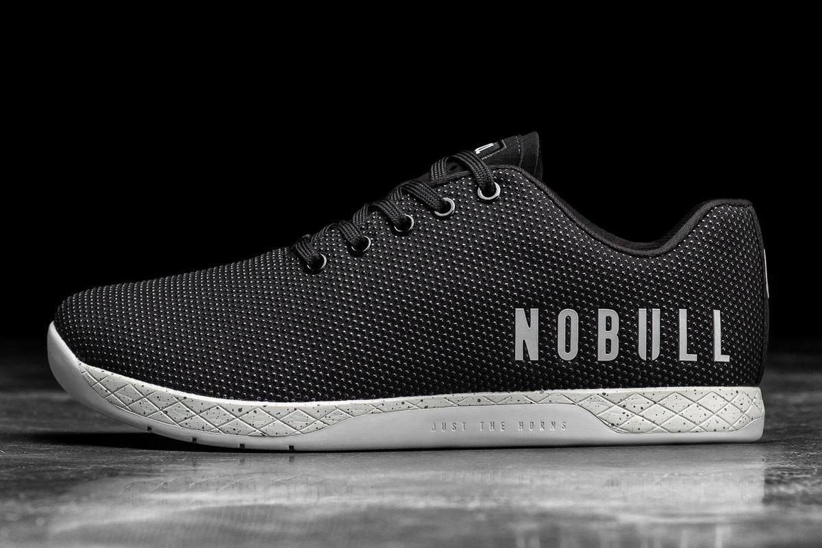 Nobull Superfabric Arctic Women\'s Trainers Black | Australia (WV3841)